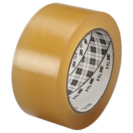 3M 1'' x 36 yds. Clear 3M 764 Vinyl Tape, 36PK BUY00023513